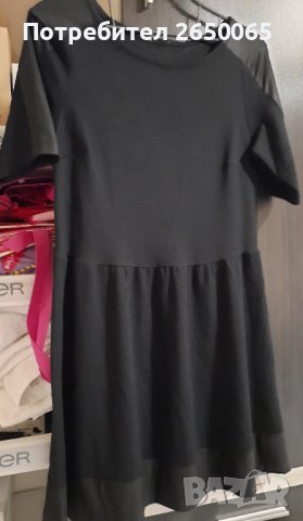 Черна рокля S/M , снимка 3 - Рокли - 38363558