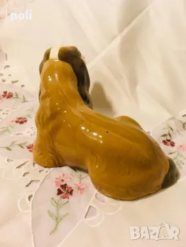 порцеланова статуетка куче , снимка 3 - Статуетки - 49168875