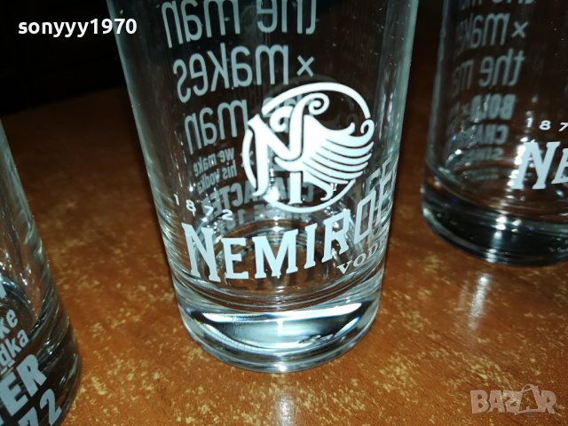 NEMIROFF 3 МАЛКИ ЧАШКИ ЗА ВОДКА 1302240723, снимка 5 - Колекции - 44269548