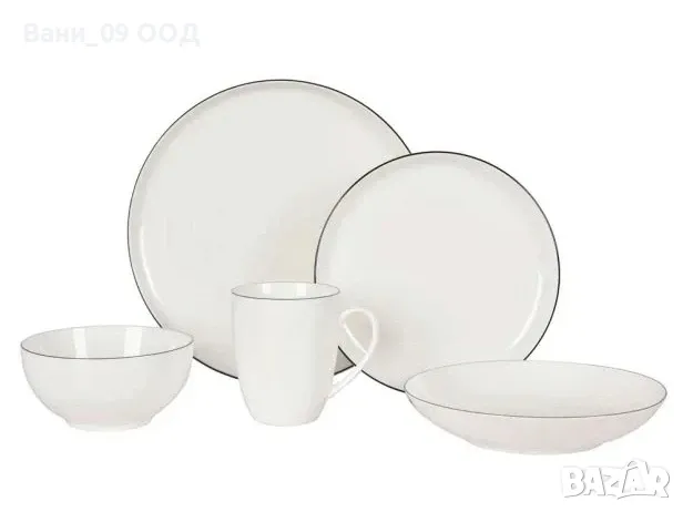 Красив порцеланов сервиз за хранене 20 части, снимка 2 - Сервизи - 48746702
