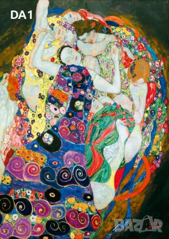 Пъзел Bluebird от 1000 части – Момата | Густав Климт , снимка 4 - Пъзели - 52108495
