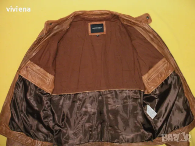 MARIO CONTI мъжко преходно естествена кожа ХL, снимка 10 - Якета - 49829250