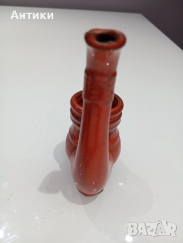 Керамична стара лула, снимка 6 - Лули - 52564101