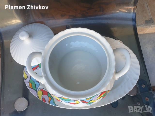 Супник с плато -български , снимка 2 - Чинии - 54106719