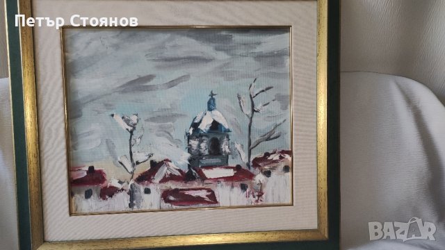 Страхотна френска картина - маслени бои, снимка 3 - Картини - 44319309