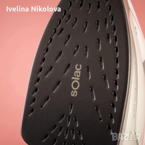 Ютия Solac Optima 3000 Ceramic – 3000W, 200 g/min парен удар, керамична плоча, снимка 3 - Ютии - 51533845