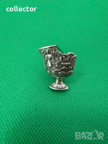 Сребърен медальон / висулка на древногръцка амфора. №7499, снимка 7 - Колиета, медальони, синджири - 52066140