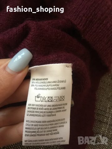 Пуловер Marco Polo (мохер и вълна), размер L, снимка 7 - Блузи с дълъг ръкав и пуловери - 48138526