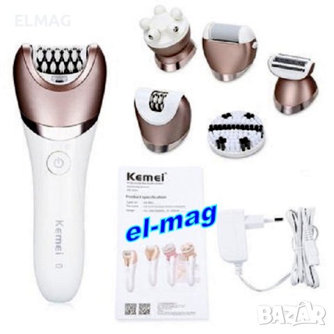 МАСАЖОР, ЕПИЛАТОР, ПИЛА ... 5в1 Kemei KM-8001, снимка 2 - Епилатори - 40818372