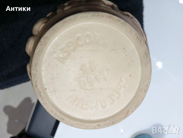 Керамична стара ваза Knodgen Keramik , снимка 9 - Вази - 52527393