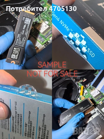 SSD 1TB Crucial T500 Pro DRAM PCl-e Gen4 m2, KINGSTON NV3 PC и PS5 памет, снимка 10 - Твърди дискове - 53055909