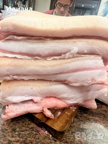 прясна домашна сланина, снимка 2 - Домашни продукти - 53063446