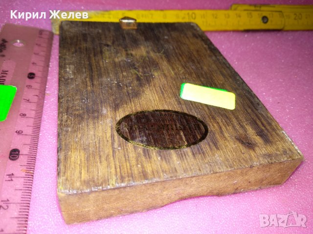 ГРЪЦКА ИЗТОЧНОПРАВОСЛАВНА ИКОНА ДЪРВО ПРИНТ МНОГО ХУБАВА ИЗРАБОТКА с ЕТИКЕТ на ГЪРБА 42833, снимка 7 - Икони - 44211717