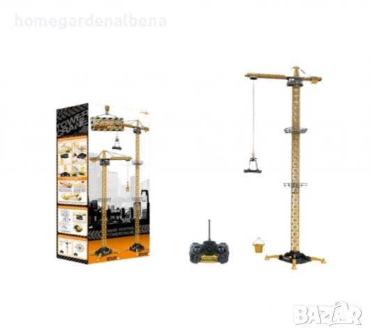 Огромен Дистанционно Управляем Кран 132 см | RC Строителна Техника, снимка 4 - Електрически играчки - 54208651