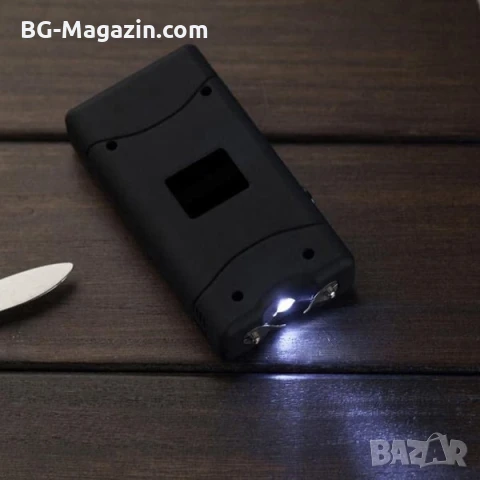 Джобен акумулаторен електрошк с LED фенер кучегон за самозащита самоотбрана от нападение дамски, снимка 9 - Оборудване и аксесоари за оръжия - 51014857