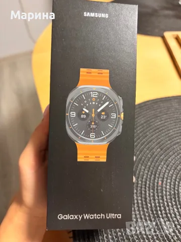 Samsung Galaxy Watch Ultra 2025 47mm LTE – Titanium Gray / Orange, снимка 2 - Samsung - 55994145