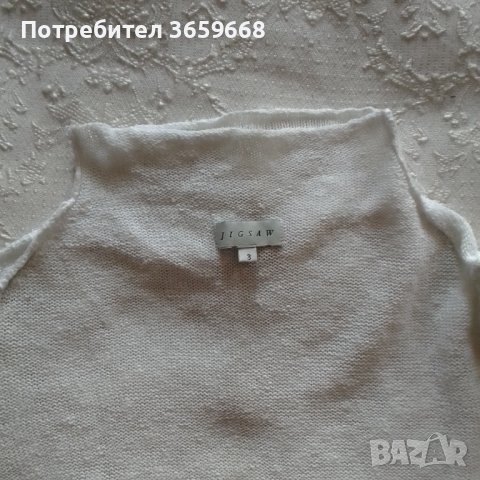 Бяла плетена блузка Jigsaw,размер М, снимка 7 - Други - 40570355