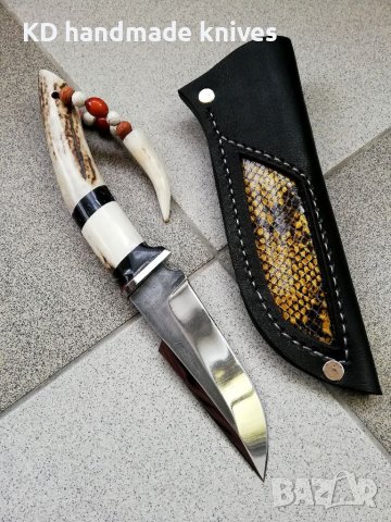 Ръчно изработен ловен нож от марка KD handmade knives ловни ножове, снимка 2 - Ловно оръжие - 39892060