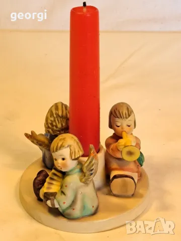 порцеланов свещник Hummel Goebel , снимка 4 - Декорация за дома - 49596003