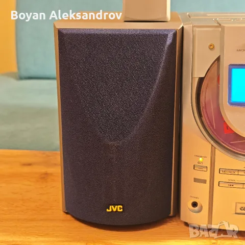 JVC UX-V55R - Дизайнерска микро Hi-Fi аудио система с вертикален диск, снимка 5 - Аудиосистеми - 55945396
