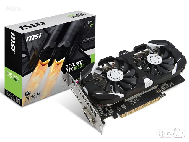 MSI GeForce GTX 1050 Ti 4GT OC
