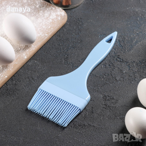 4582 Кухненска широка силиконова четка за мазане, снимка 4 - Прибори за хранене, готвене и сервиране - 44816986