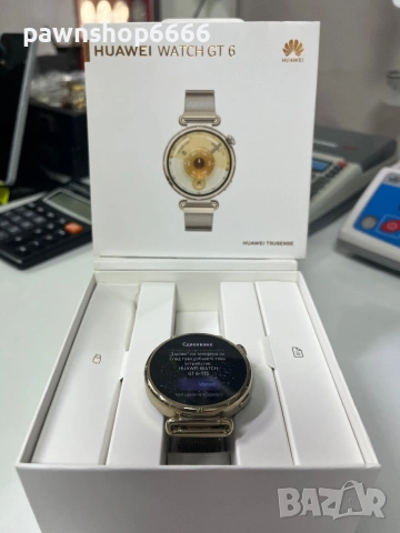 Huawei Watch GT 6 41mm (Konsu-B19M) - Gold Milanese +гаранция, снимка 4 - Дамски - 53121279