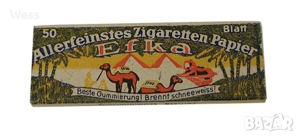Германия, Трети райх – хартия за цигари ЕФКА, снимка 1 - Колекции - 33798385
