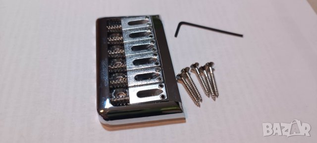 Фиксиран бридж за String Through Body, снимка 8 - Китари - 39661732