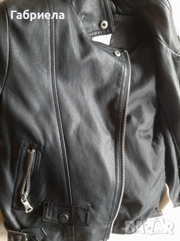 Детско кожено яке, снимка 3 - Детски якета и елеци - 36406205