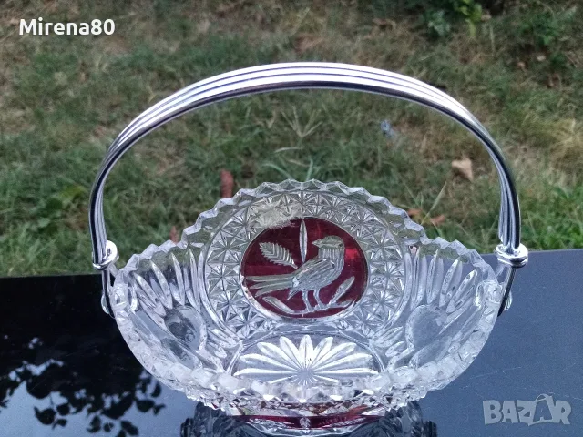 Немска кристална кошничка, снимка 4 - Декорация за дома - 55871029