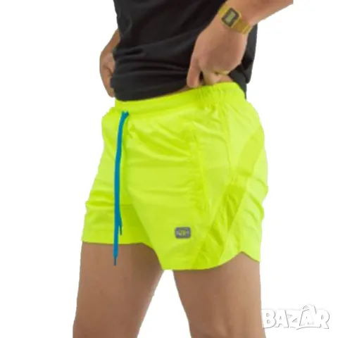 Мъжки бански RAYMOND 173,  електриково зелени,  полиестер, снимка 2 - Бански - 50372895