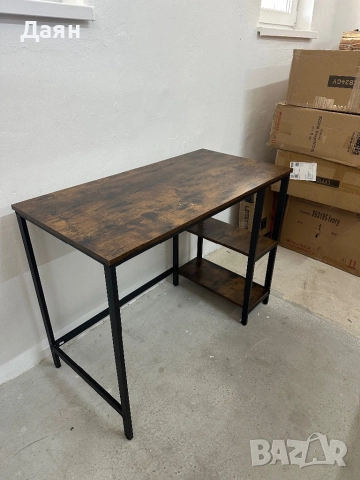 Компютърно бюро в индустриален стил VASAGLE, снимка 4 - Бюра - 51984327