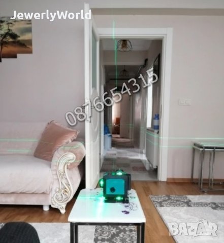 Нов Професионален Лазерен 4D нивелир F-POWER до 40 метра, снимка 5 - Куфари с инструменти - 30508109