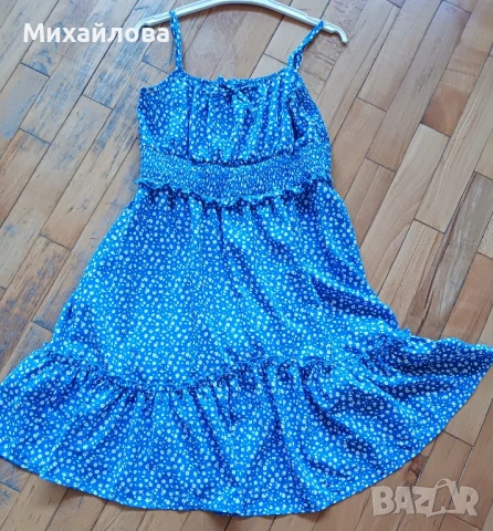 Рокля на презрамки, снимка 3 - Рокли - 51045096