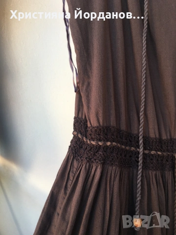 Дълга лятна памучна рокля Л/ХЛ, снимка 8 - Рокли - 54327582