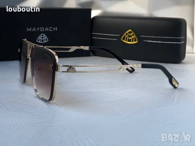 Мъжки слънчеви очила правоъгълни 4 цвята Maybach, снимка 14 - Слънчеви и диоптрични очила - 51706452
