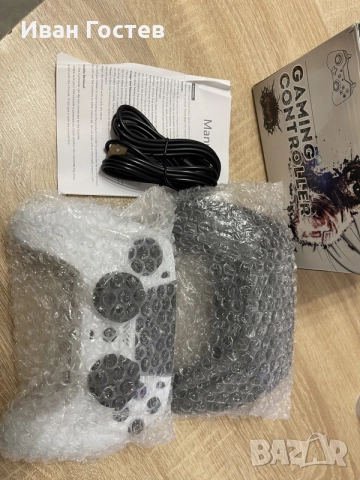 Комплект 2 бр. Безжични джойстици / контролери за PS4 / PC (RGB подсветка), снимка 2 - Джойстици и геймпадове - 55849371