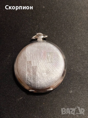 Швейцарски джобен часовник - RW METAL HROME- 17 RUBIS, снимка 5 - Джобни - 49418171