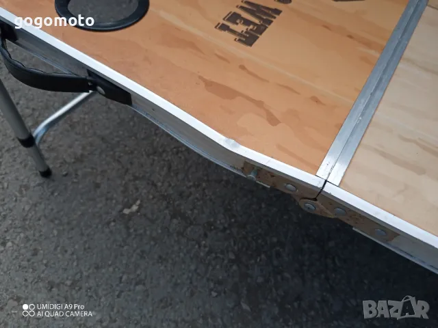 Маса УНИКАЛНА, сгъваема алуминиева маса за 🏕️, къмпинг, риболов 🎣,Limited Editions, снимка 18 - Къмпинг мебели - 50149390