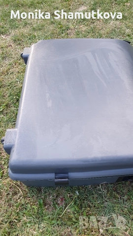 Голям куфар с колелца сив цвят, снимка 9 - Куфари - 52577305