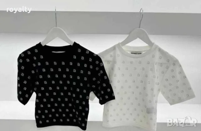 Висок клас памучни тениски  Аlexander Wang, снимка 4 - Тениски - 49761458