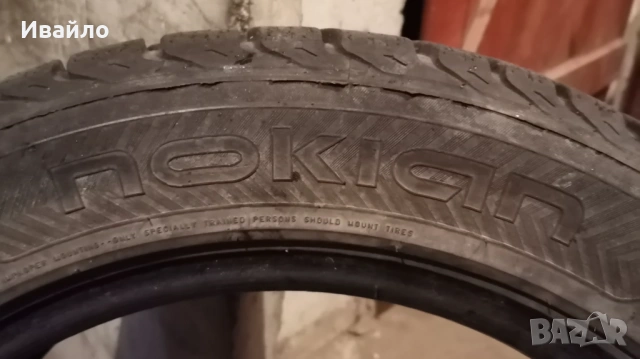 Продавам 2 броя зимни гуми 205.55.16 на 1 сезон дот 2019 Nokian , снимка 4 - Гуми и джанти - 53053587