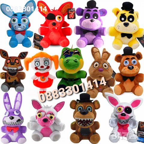 Пет Нощувки при Фреди Плюшени Five Nights at Freddy's 5 Плюшени Fnaf, снимка 3 - Плюшени играчки - 39442278