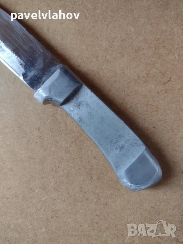 Нож - ловен, производство на “Хан Тервел”, модифициран и за доработка , снимка 5 - Ножове - 53972362