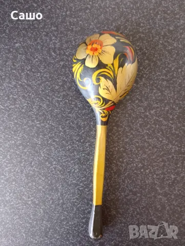 Дървена лъжица , снимка 2 - Антикварни и старинни предмети - 50280790