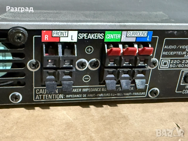 Ресийвър Pioneer VSX-C300 с дистанционно и колони, снимка 10 - Ресийвъри, усилватели, смесителни пултове - 54016785