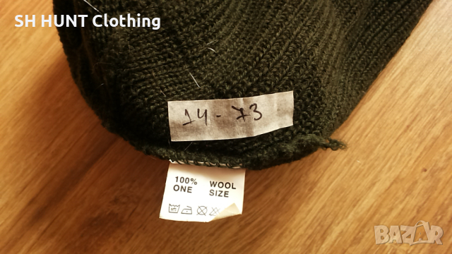 WINTER HAT 100% Wool размер One Size за лов риболов зимна шапка 100% Вълна - 585, снимка 2 - Шапки - 44913253