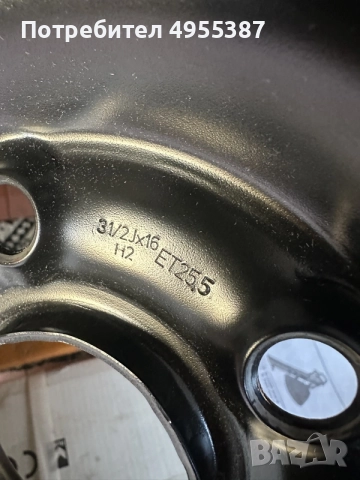 Резервна гума патерица VW AUDI SEAT SKODA 5x112 16”, снимка 7 - Гуми и джанти - 56277744