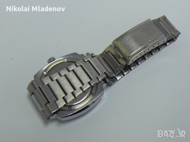 Съветски Полет/POLJOT Мъжки ръчен часовник, работещ! С дата, снимка 8 - Мъжки - 53067026